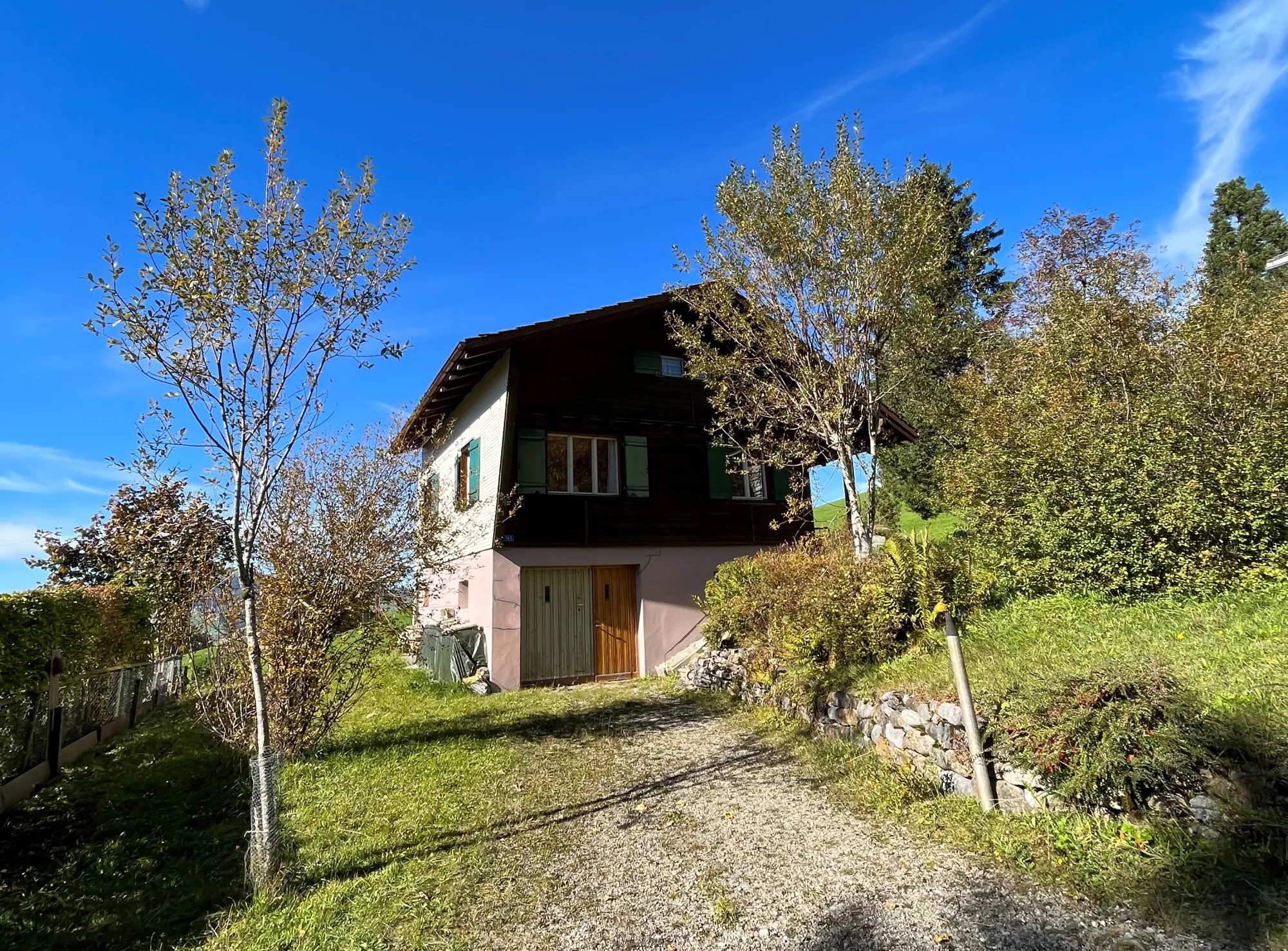 Freistehendes Chalet im grünen mit atemberaubenden Weitblick auf den Säntis